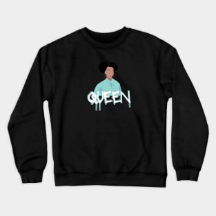 Queen Girl Green v1 Crewneck Sweatshirt